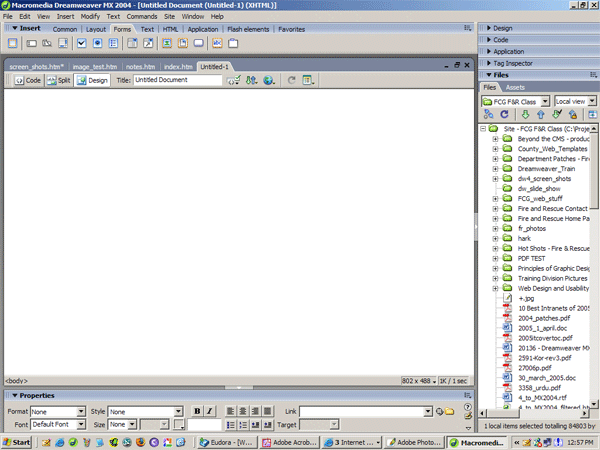 Dreamweaver MX2004 Designer