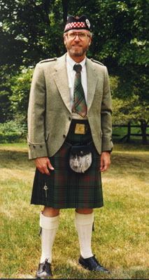 Me with Scottish attire