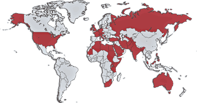 Map of al Qaeda operations