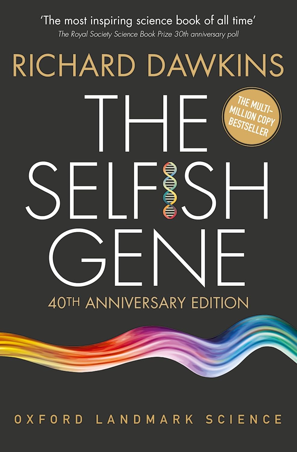 left handed DNA image, selfishgene40thanniversary